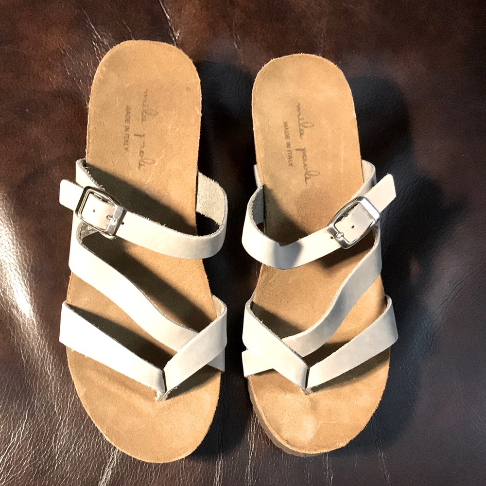 Mila Paoli Italian Wedge Sandals